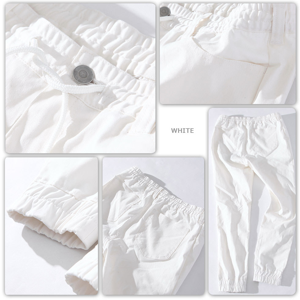 9分丈コットンリブパンツ　One-mileWear