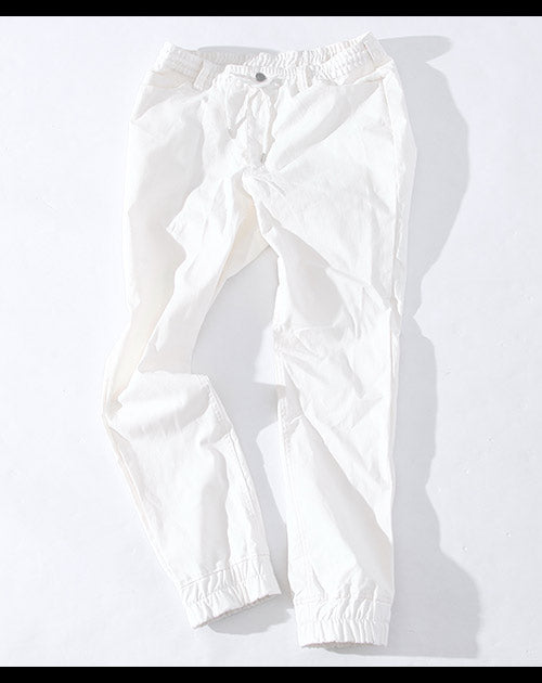 9分丈コットンリブパンツ　One-mileWear