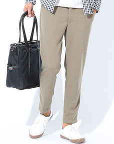 ストレッチカット地9分丈アンクルパンツBiz