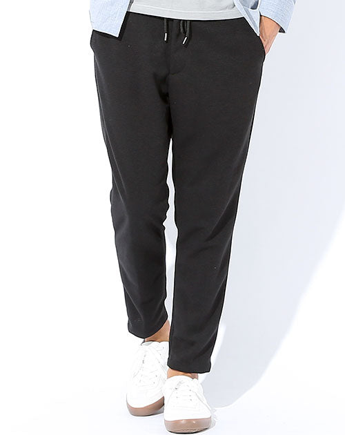 ストレッチカット地9分丈アンクルパンツ