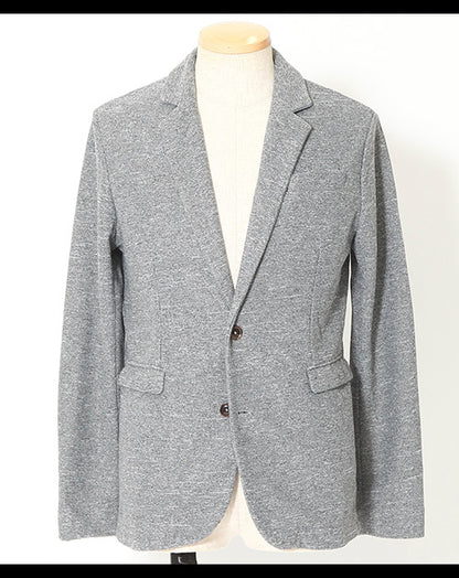 杢調パイル地テーラードカットジャケット Biz