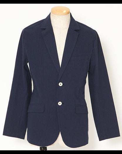 シアサッカーテーラードジャケット Biz