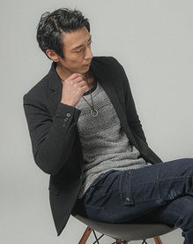 裏地デザイン美シルエットカットテーラードジャケット