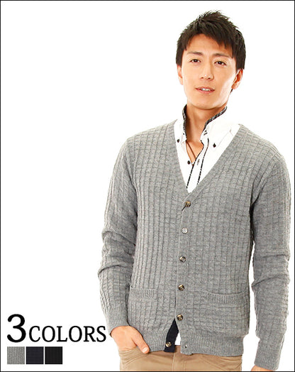 ジャガードニットカーディガン