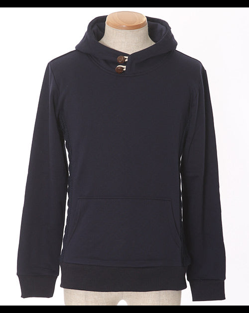 切り替えデザインプルパーカー