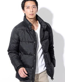 スタンドカラー中綿ジャケット