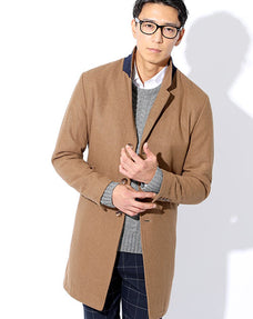 カジュアルデザインチェスターコート