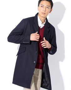 カジュアルデザインチェスターコート