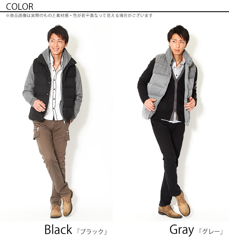 中綿 ダウンベスト アウター メンズ 人気 おすすめ おしゃれ コーデ