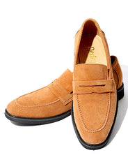 本革レザースエードコインローファー 日本製 Biz