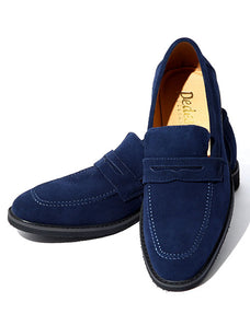 本革スエードコインローファー 日本製