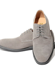 本革レザースエードプレーントゥシューズ Biz