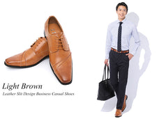 本牛革レザースリットデザインビジネスカジュアルシューズ 日本製