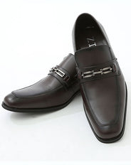 ビジネスカジュアル本革レザービットローファー Biz