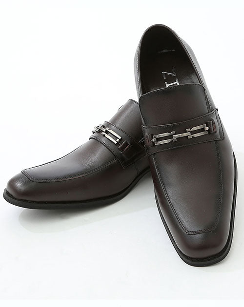 ビジネスカジュアル本革レザービットローファー Biz