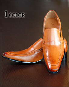 本革スリッポンビジカジシューズ　日本製