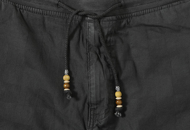 ブロックチェックデザインハーフパンツ