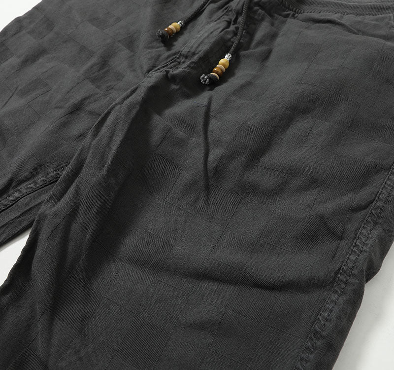 ブロックチェックデザインハーフパンツ