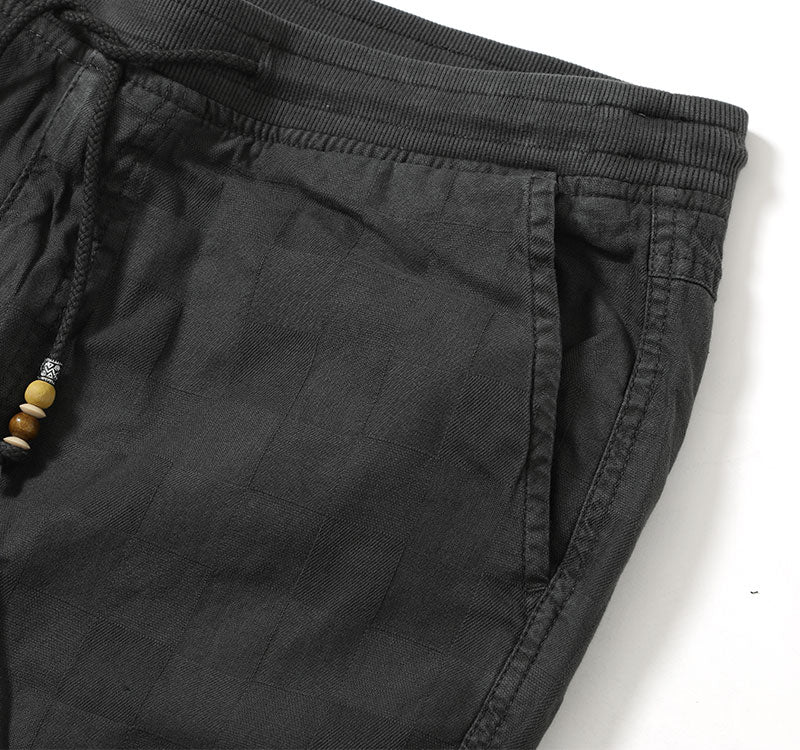 ブロックチェックデザインハーフパンツ