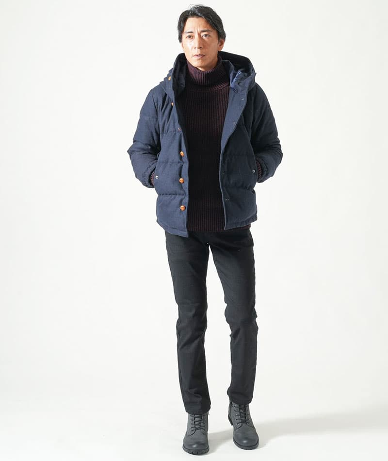 ムラスエードニット使いチャッカショートブーツ