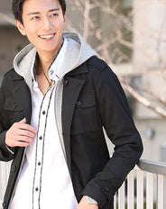 フェイクレイヤードサファリコート