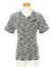 刺繍入り杢スラブ素材半袖VネックTシャツ