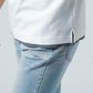 Tシャツ カットソー メンズ おしゃれ ブランド 人気 おすすめ 無地 コーデ 40代 30代 ネックレス付き 夏 スリム 細身 タイト 半袖 クルーネック 梨地