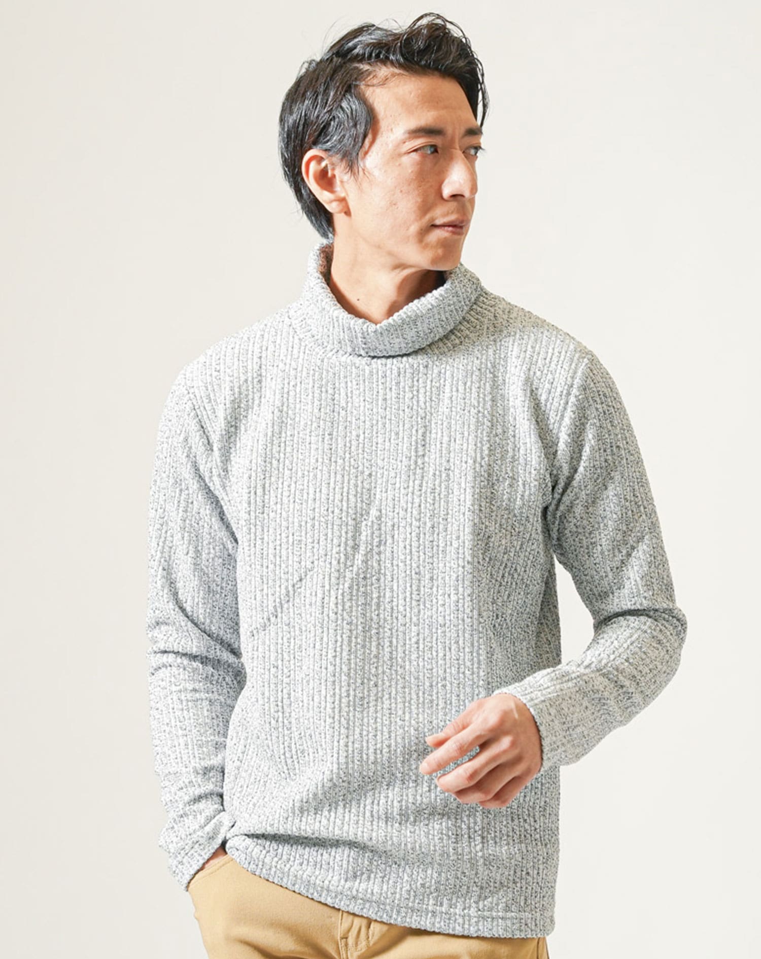 タートルネック ニット メンズ 長袖 セーター おしゃれ かっこいい