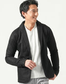 ショールカラー長袖ジャケット