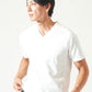 スリムフィットテレコVネック半袖Tシャツ