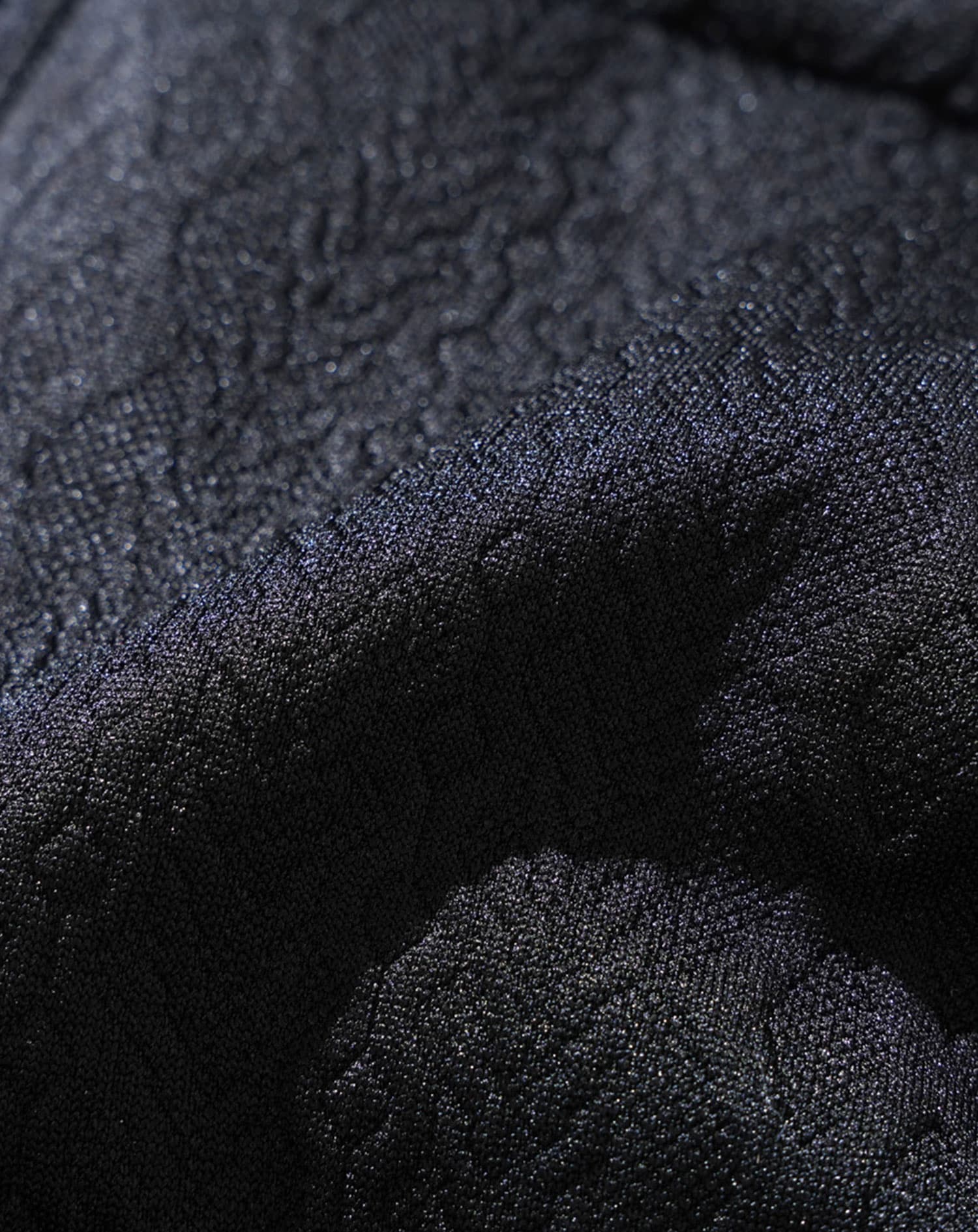 カットジャガード中綿ファイバーダウンジャケット