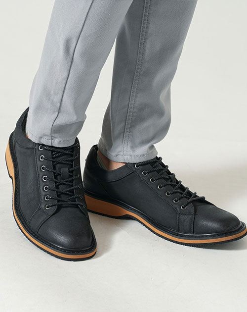 メンズにおすすめのPUレザースニーカー