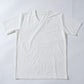 ジャガード半袖VネックTシャツ