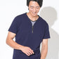接触冷感フェイクレイヤードVネック半袖Ｔシャツ