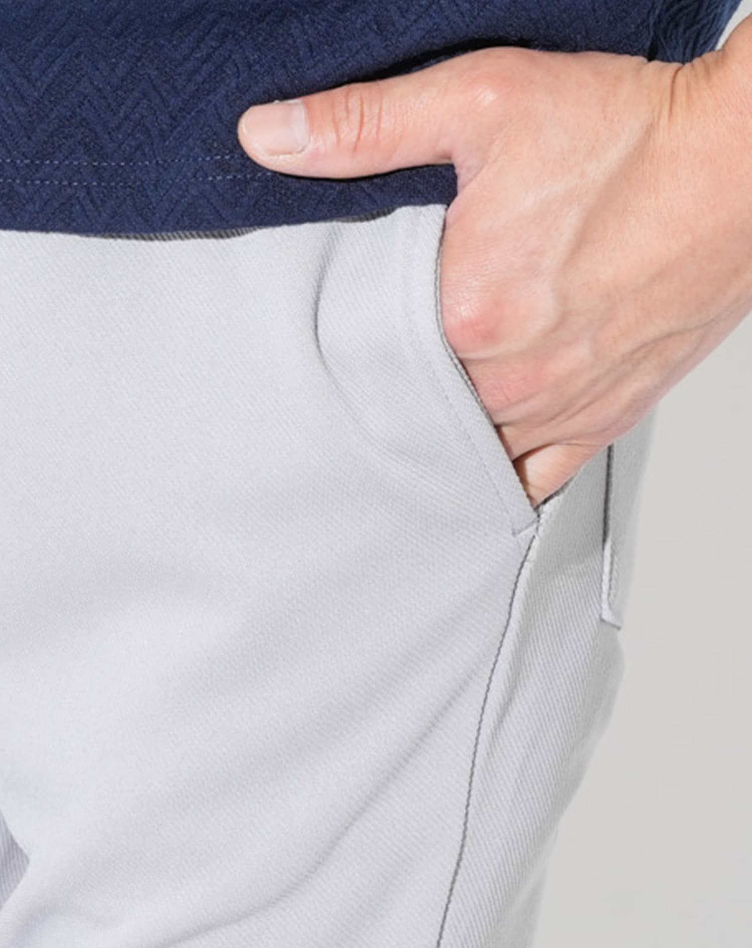 接触冷感ストレッチスキニーテーパードイージーチノパンツ