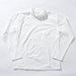 ストライプジャガードハイネック長袖Tシャツ