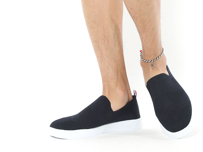 「セール商品」バッグトリコロールデザインスリッポンシューズ