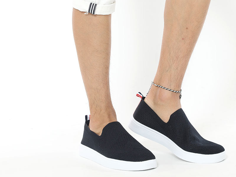 「セール商品」バッグトリコロールデザインスリッポンシューズ