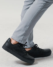 防水設計PUレザーローカットスニーカー