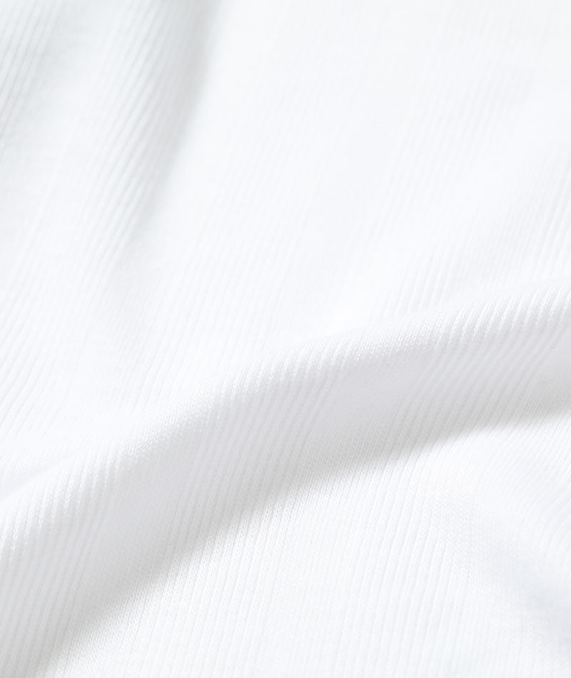 長袖ドビーストライプシャツ×半袖テレコＴシャツ　2点セット