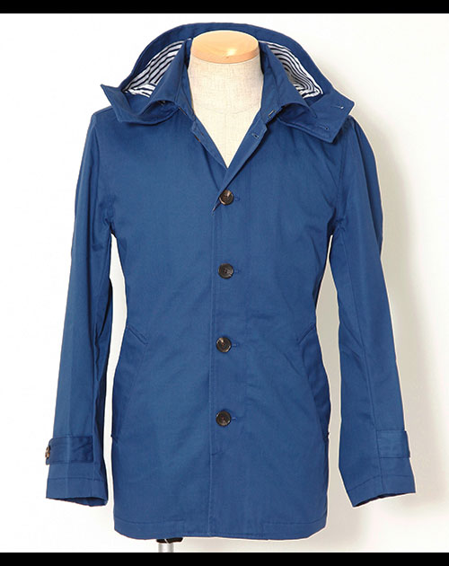 フード脱着トレンチコート