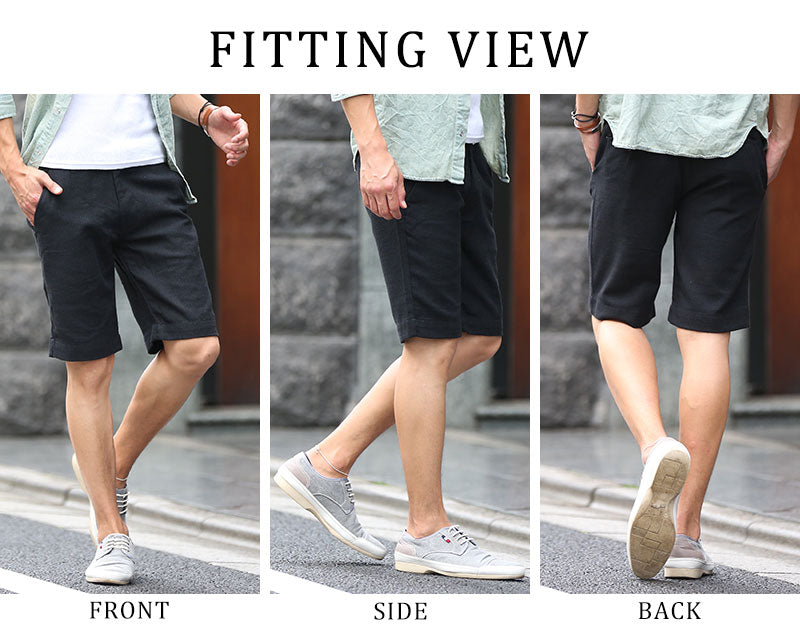 プリペラ素材ハーフパンツ