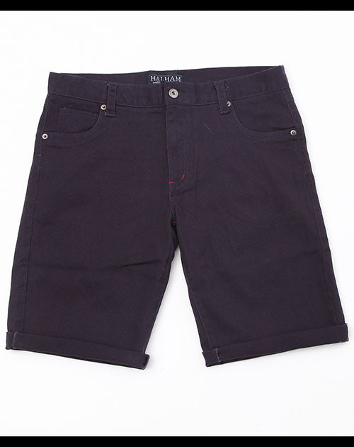 バックジップハーフパンツ