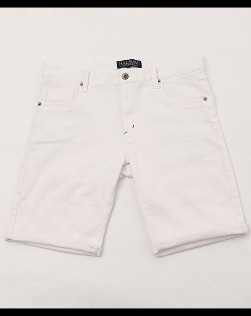 バックジップハーフパンツ