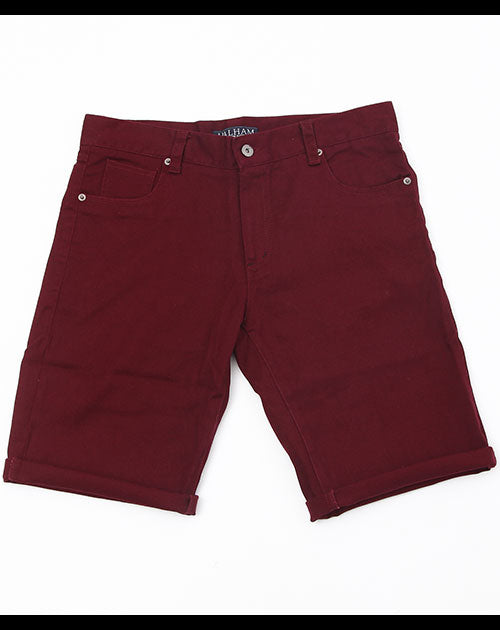 バックジップハーフパンツ