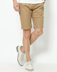 ツイル素材ストレッチハーフパンツ