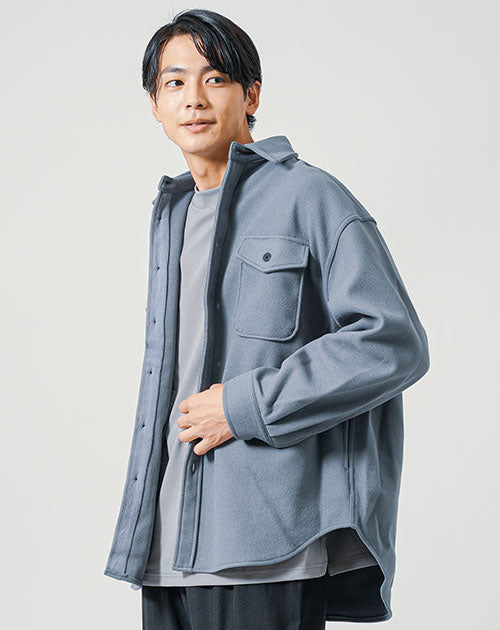 メンズにおすすめのメルトン素材シャツジャケットは秋デートで季節感と大人っぽさを両立できる軽アウター