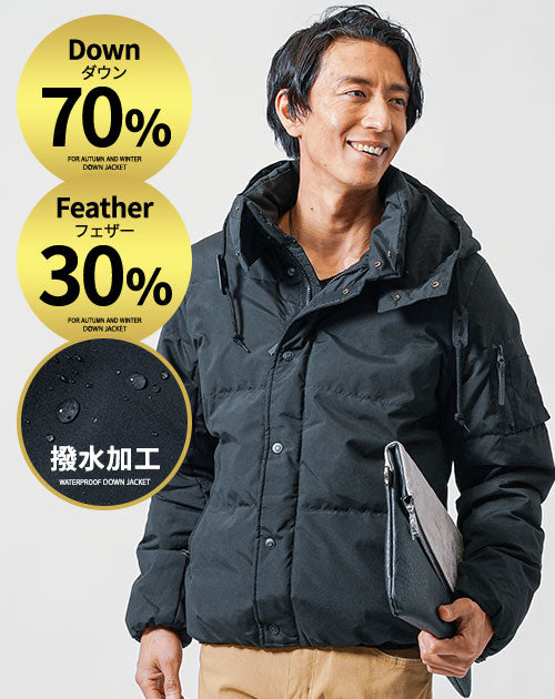 メンズに人気のフード付き中綿ジャケット
