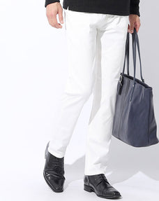 ゆったりシルエットストレッチツイルチノパン