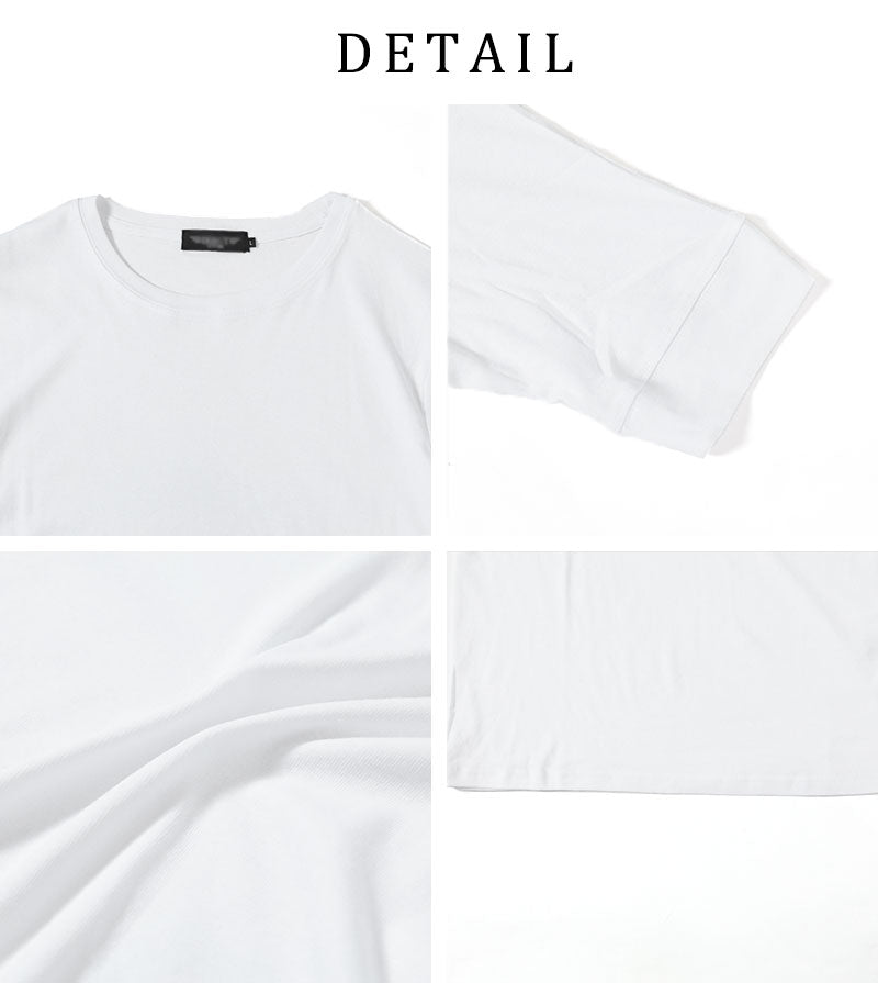 プリントデザインポロシャツ×７分袖カットソー　２点セット